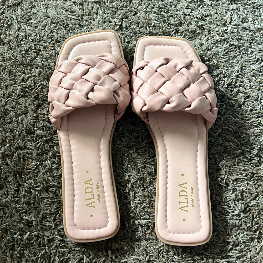 Blush Pink sandal slides